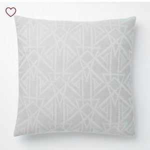 NEW West Elm Organic Geo Waffle Jacquard Shams